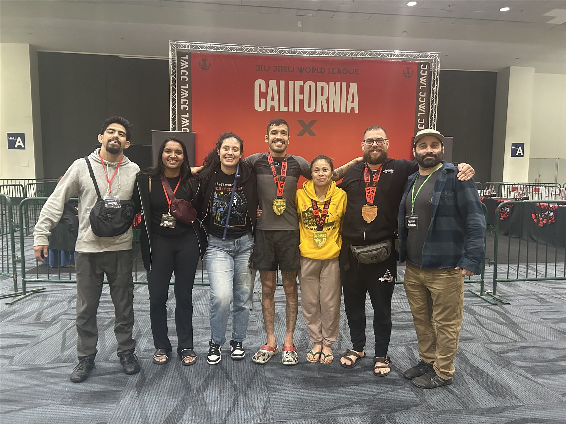 10th Planet competition team with medals in California